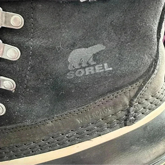 Sorel Winter Ankle Fancy Lace  Boots Sz 10 - Picture 4 of 10